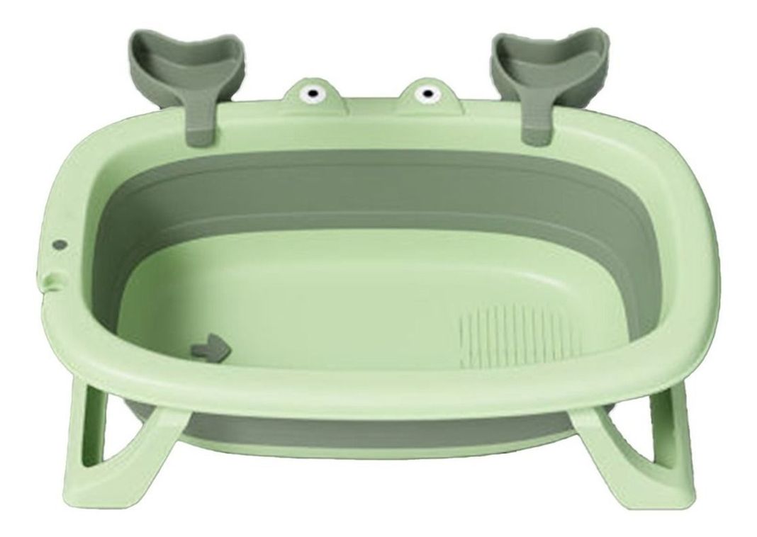 Bañera Plegable con Cojín, Termómetro y Juguetes-2