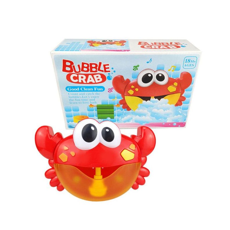 Juguete Lanza Burbujas para Baño Bebe Cangrejo-4