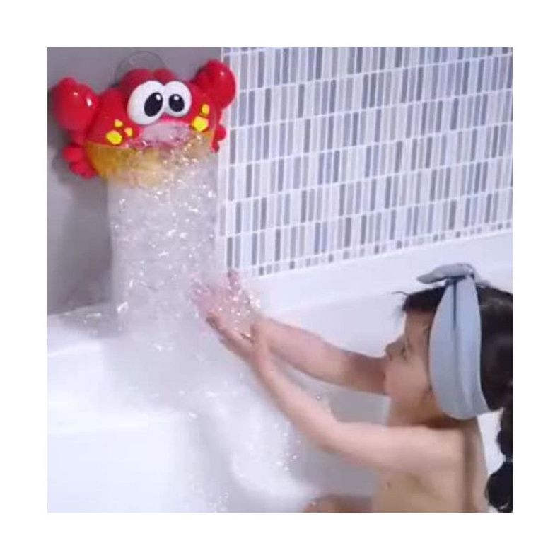 Juguete Lanza Burbujas para Baño Bebe Cangrejo-5