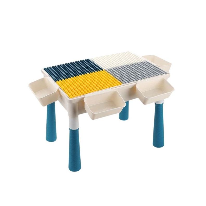 Mesa Infantil Bloques De Juegos Multifuncional 566 Piezas-0