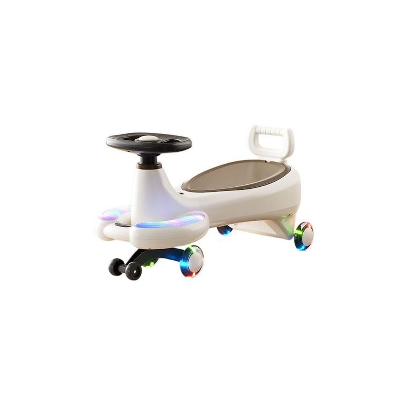 Andador Giro Max Twist Car Correpasillos con Musica Y Luces Led Cafe