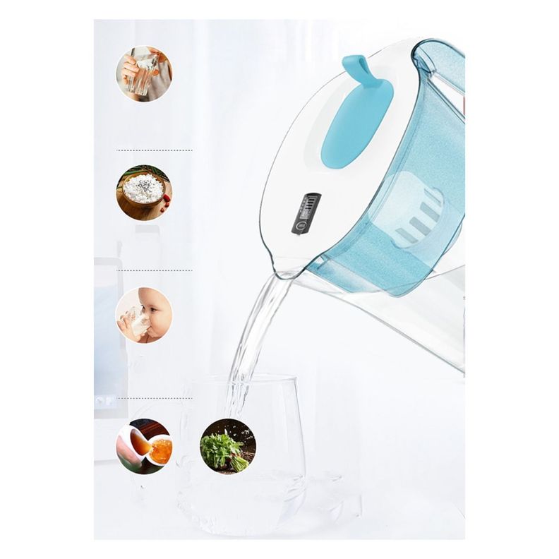 Jarro Purificador Agua 4.2 Litros con Alerta Cambio Filtro-5