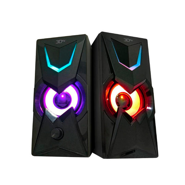Parlante Gamer Con Luz RGB 3DFX GWYDYON 2.0-0