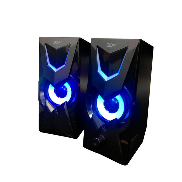 Parlante Gamer Con Luz RGB 3DFX GWYDYON 2.0-1