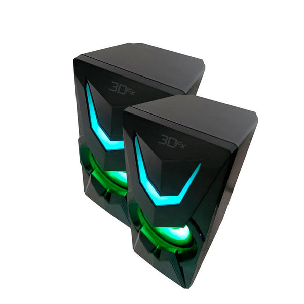 Parlante Gamer Con Luz RGB 3DFX GWYDYON 2.0-2