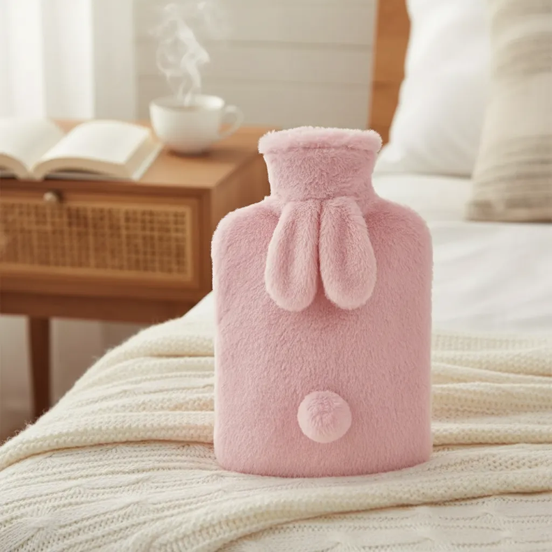 Guatero De Agua Caliente 2litros Con Funda Peluche Conejo DISTRIBUIDORA PRIMA LIMITADA | Paris.cl
