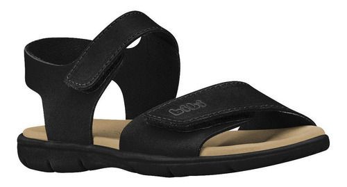 Sandalia Cuero Basic Sandals Mini Negro Niño Bibi-7