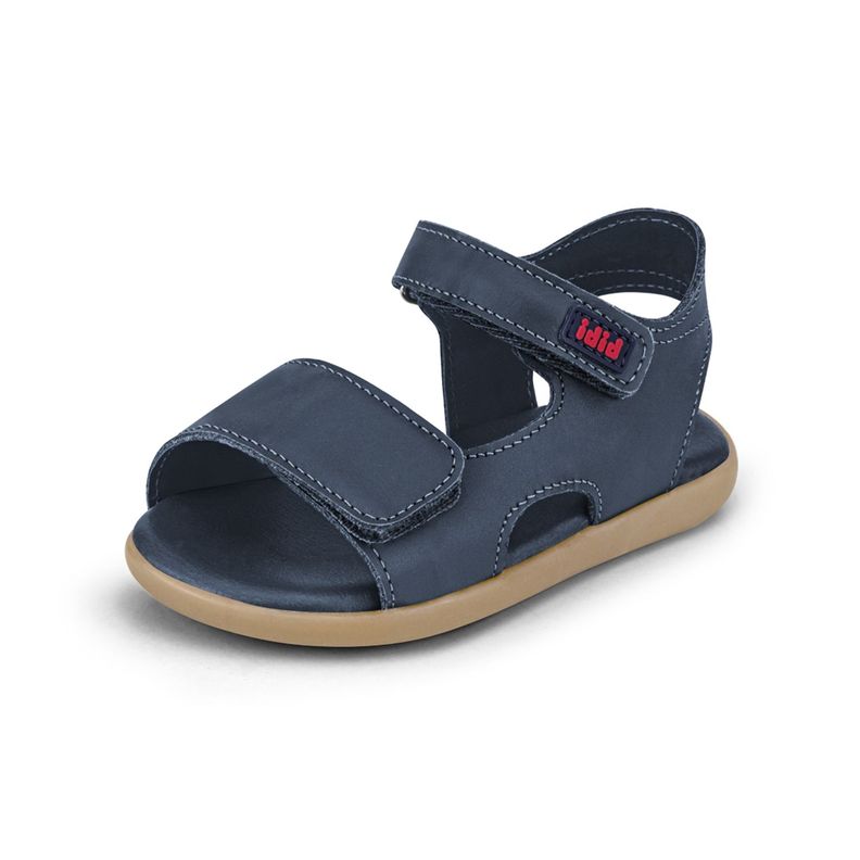 Sandalias de Cuero Baby Soft Azul Marino Bibi-0