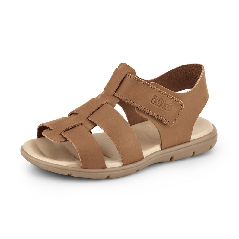 Sandalias Franciscana Cuero Basic Sandals Mini Cafe Niño Bibi-0