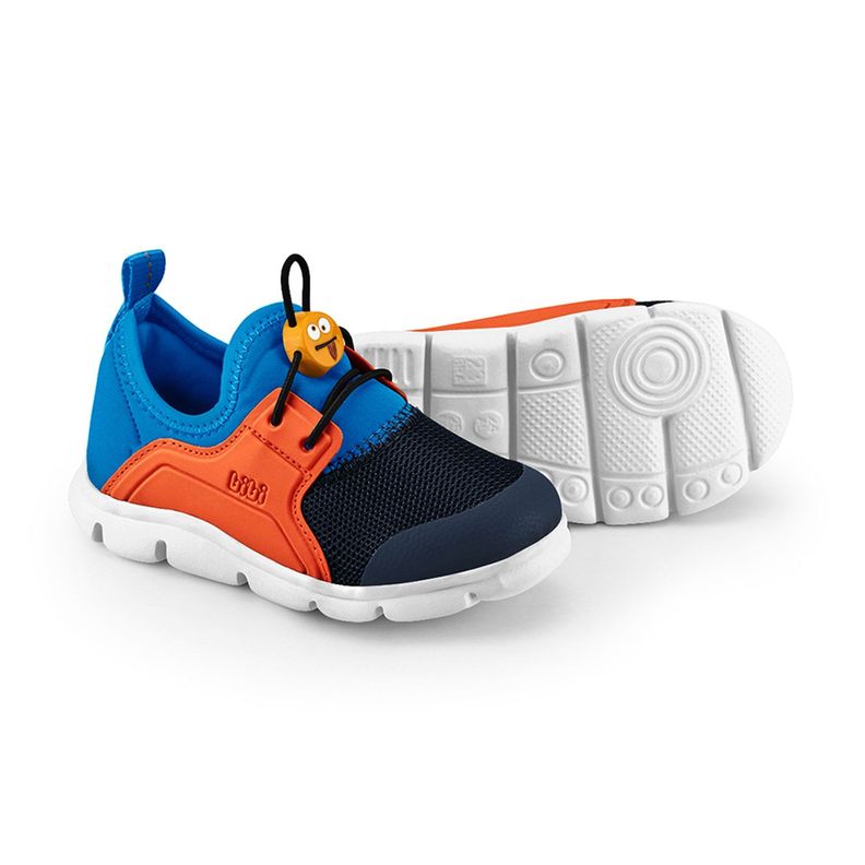 Zapatillas Energy Baby New II Azul Niño Bibi-3