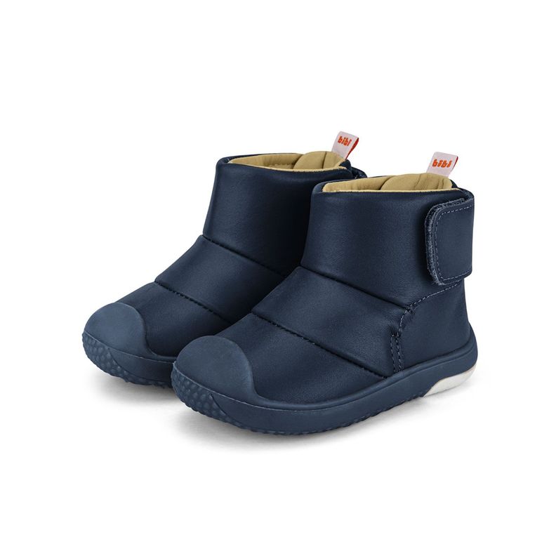 Botas 100% cuero Prewalker Azul Marino Bibi.-2