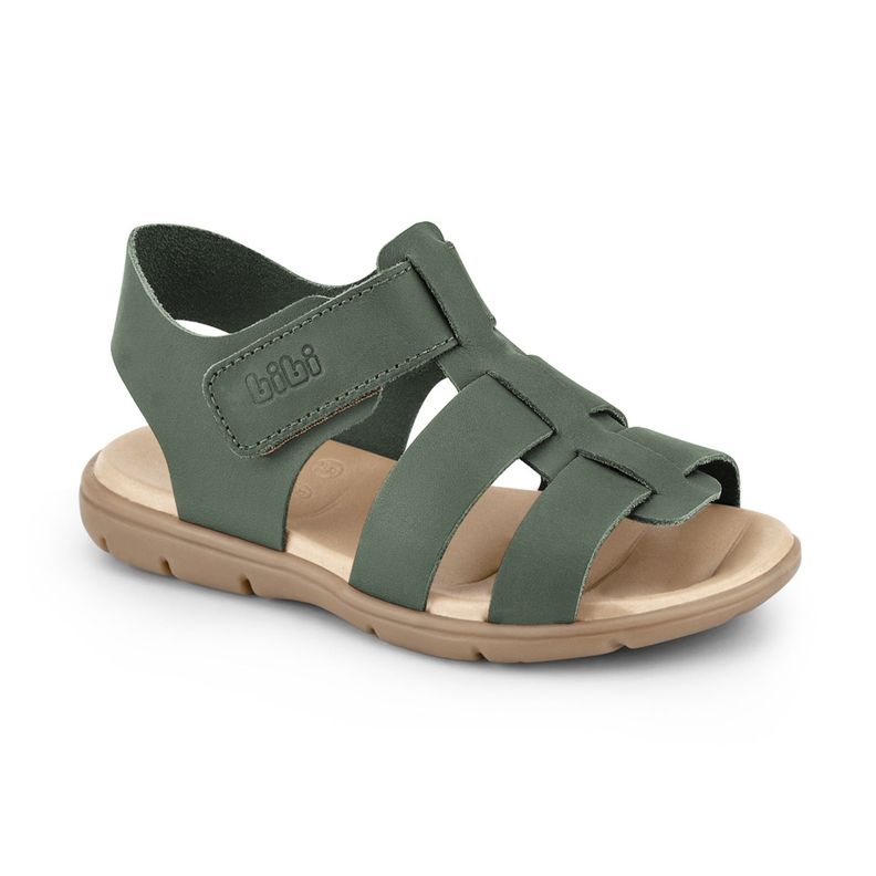 Sandalias Basic Sandals Mini Verde Franciscana Niño Bibi-1
