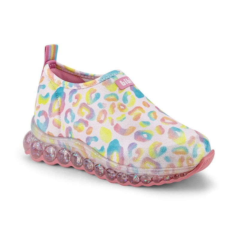 Zapatillas de Luces Rainbow Roller Celebration Rosado Niña Bibi-1