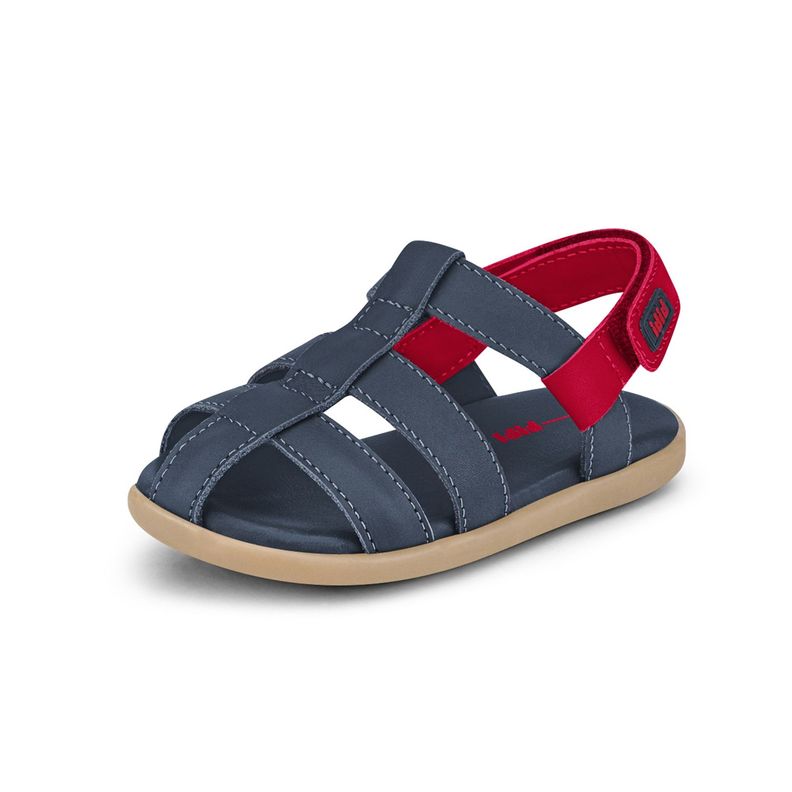 Sandalias Baby Soft Azul Marino Niño Bibi-0