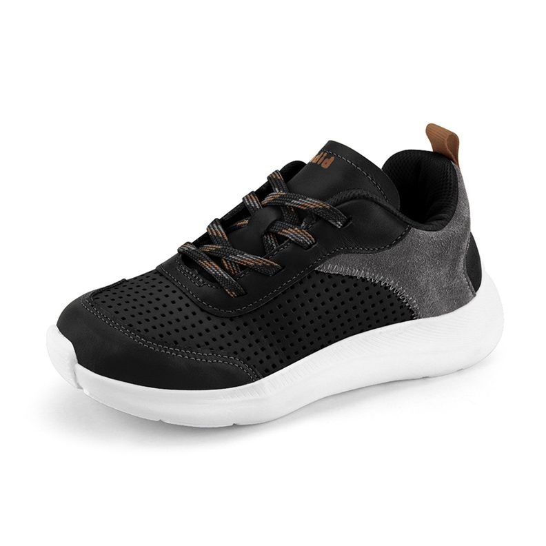 Zapatillas Infantil Action Casual Negro Niño Bibi-0