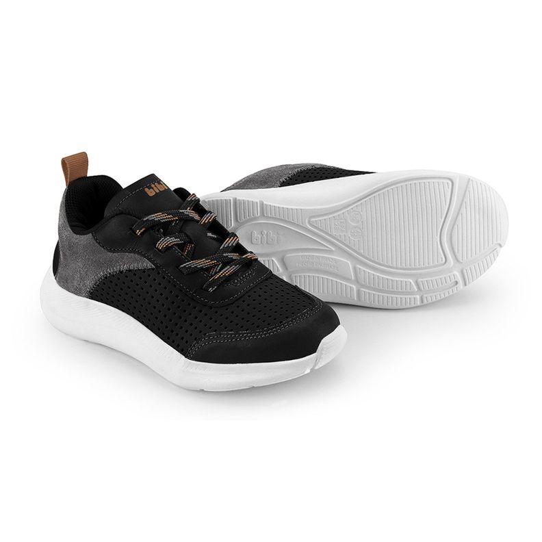 Zapatillas Infantil Action Casual Negro Niño Bibi-3