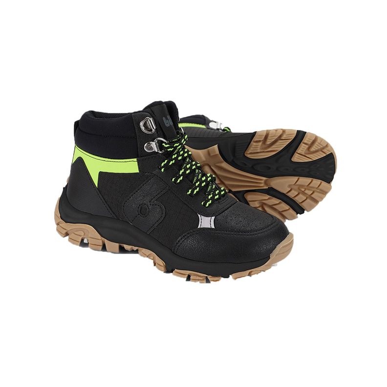 Zapatillas Trekking Trail Negro-Citrus 1249004-1