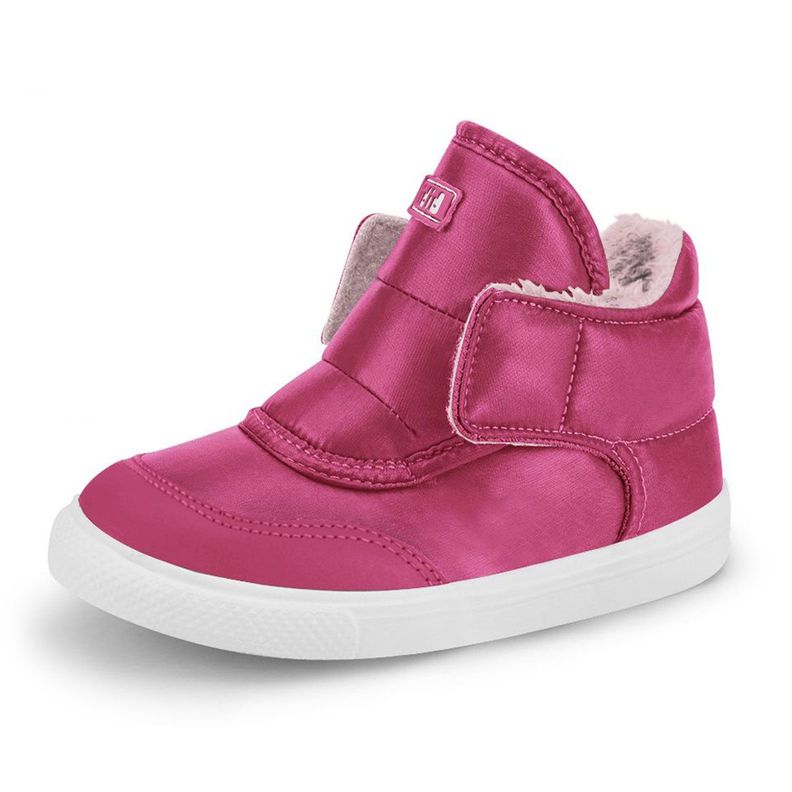Zapatillas Con Caña Con Piel De Peluche Agility Mini Fucsia Niña Bibi-0