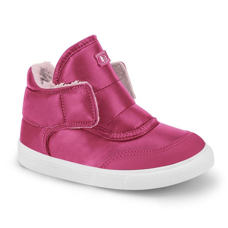 Zapatillas Con Caña Con Piel De Peluche Agility Mini Fucsia Niña Bibi-1