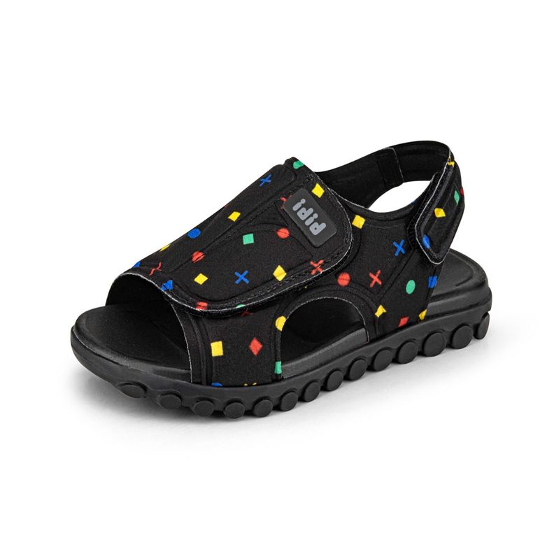 Sandalia Summer Roller Sport Negro Game Niño Bibi-0