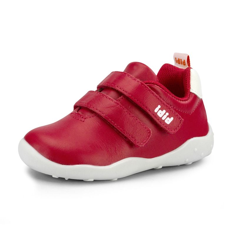 Zapatilla Cuero Fisioflex 4.0 Rojo Unisex Bibi-0