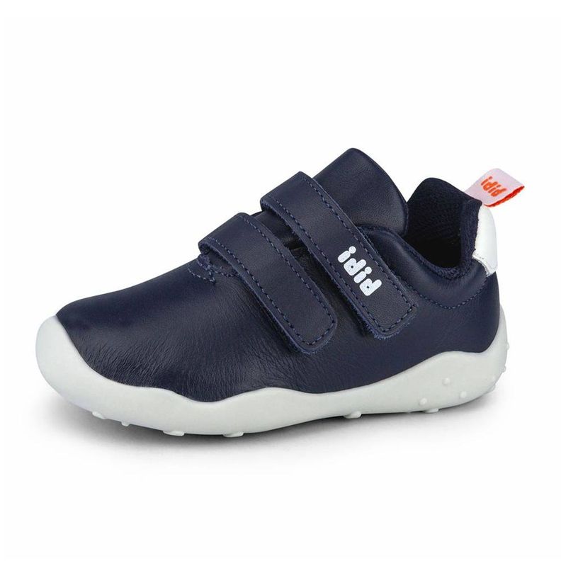 Zapatilla Cuero Fisioflex 4.0 Azul Niño Bibi-0