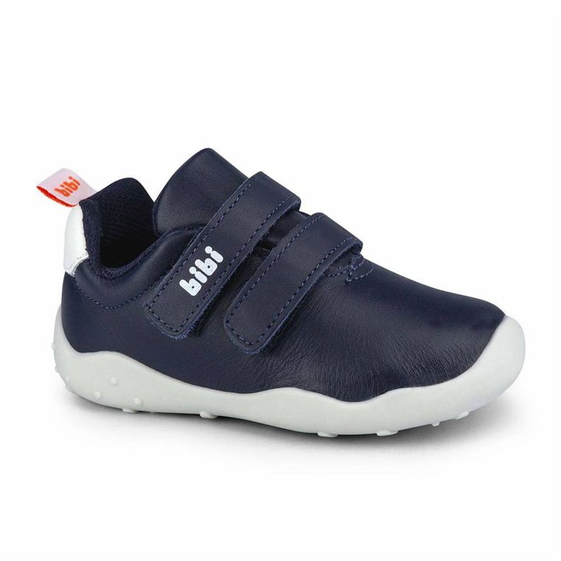 Zapatilla Cuero Fisioflex 4.0 Azul Niño Bibi-1