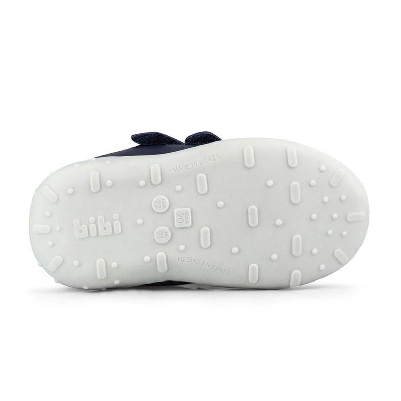 Zapatilla Cuero Fisioflex 4.0 Azul Niño Bibi-3