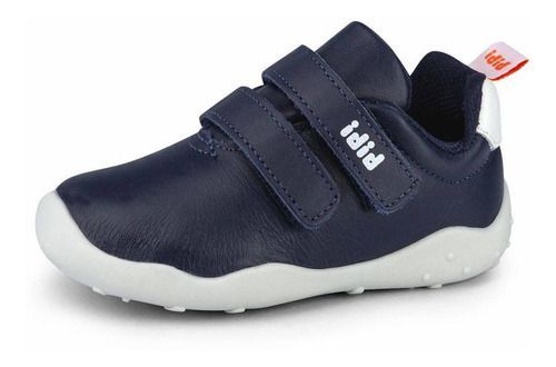 Zapatilla Cuero Fisioflex 4.0 Azul Niño Bibi-6
