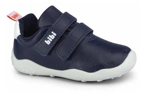 Zapatilla Cuero Fisioflex 4.0 Azul Niño Bibi-7