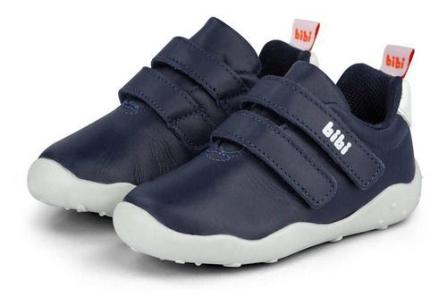 Zapatilla Cuero Fisioflex 4.0 Azul Niño Bibi-8