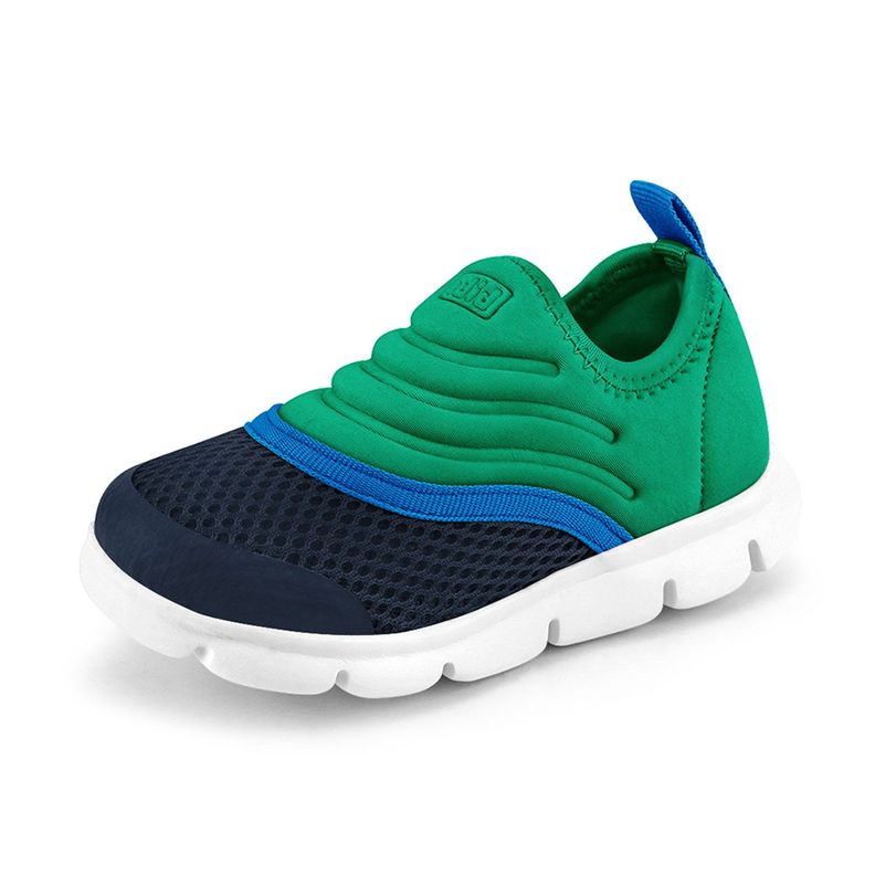 Zapatillas Infantil Energy Baby New II Verde Niño Bibi-0