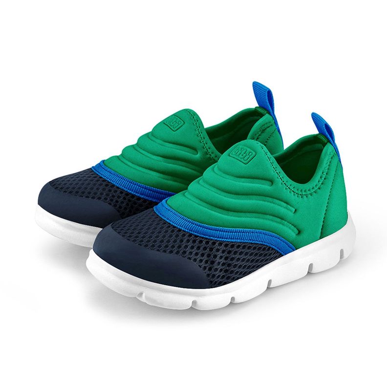 Zapatillas Infantil Energy Baby New II Verde Niño Bibi-2