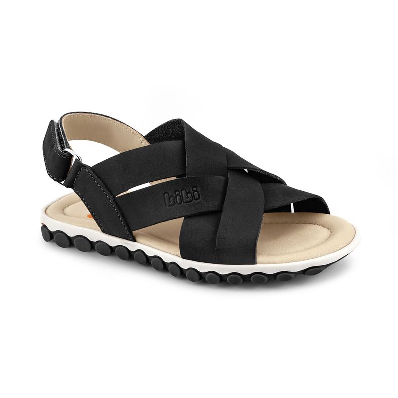 Sandalias Summer Roller New II Negro Niño Bibi-1