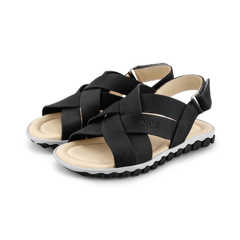 Sandalias Summer Roller New II Negro Niño Bibi-2
