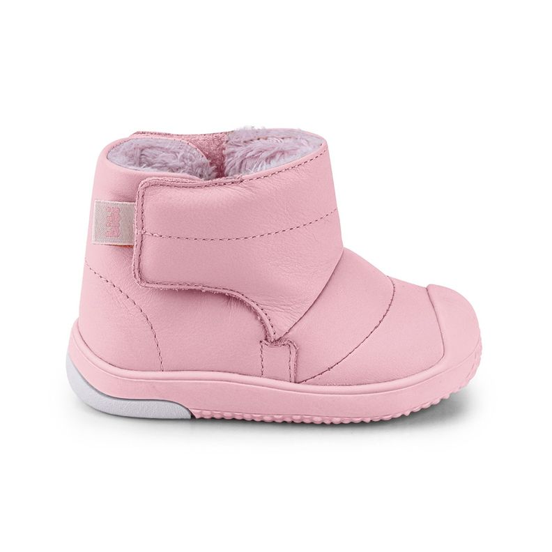 Botas Infantil Bibi Rosa Prewalker Con Piel De Peluche 1122309-3