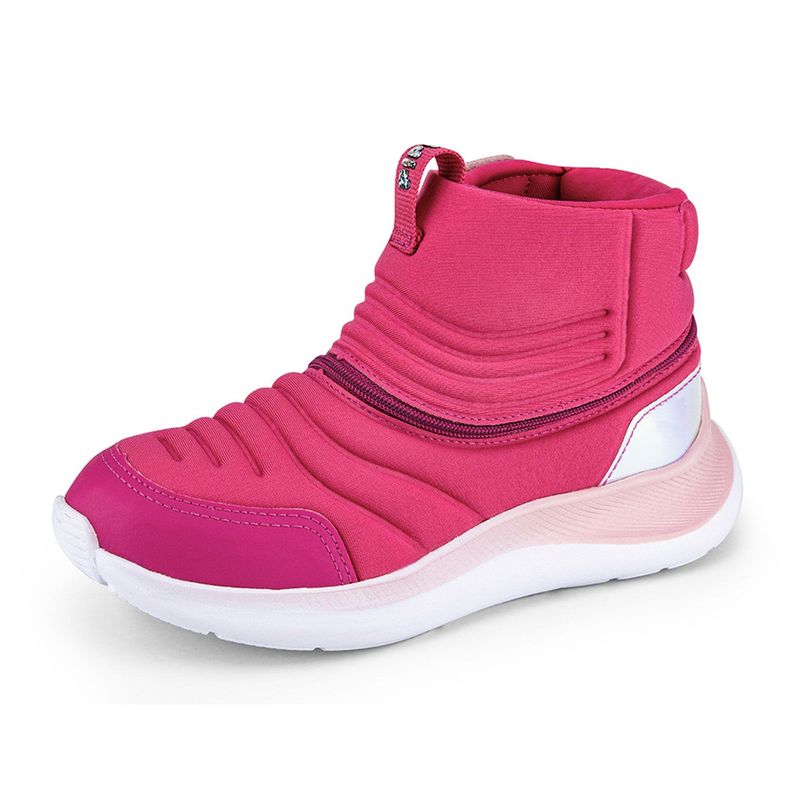 Zapatillas Con Caña  Para Todos Fucsia Niña Bibi-0