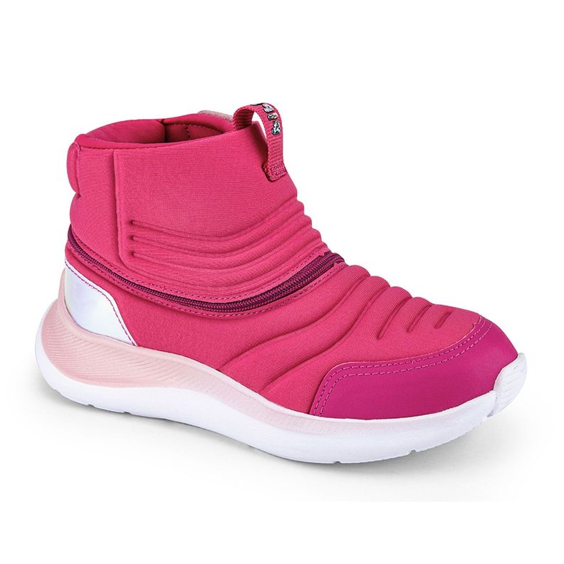 Zapatillas Con Caña  Para Todos Fucsia Niña Bibi-1