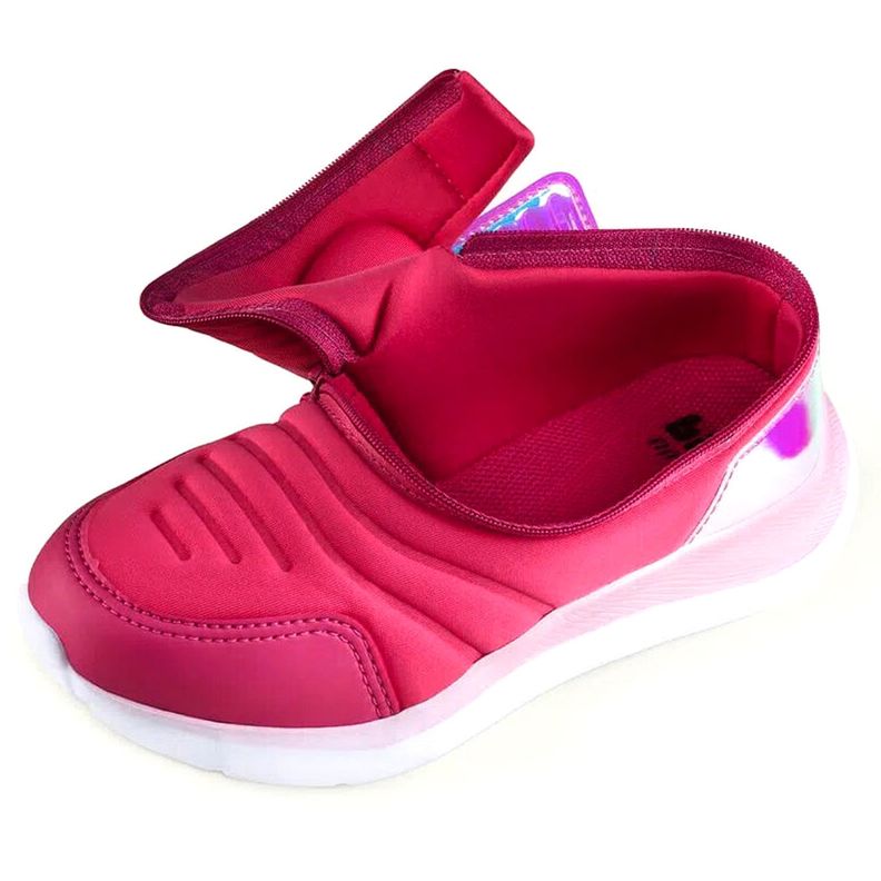 Zapatillas Con Caña  Para Todos Fucsia Niña Bibi-3