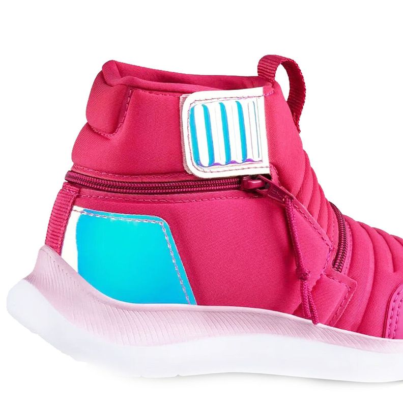 Zapatillas Con Caña  Para Todos Fucsia Niña Bibi-4