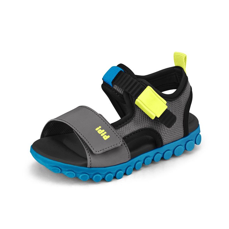 Sandalia Summer Roller Sport Grafito Negro Aqua Niño Bibi-0