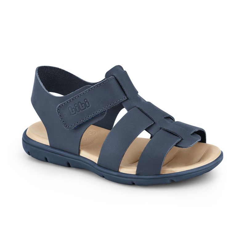 Sandalias  Basic Sandals Mini Azul Marino Franciscana Niño Bibi-1