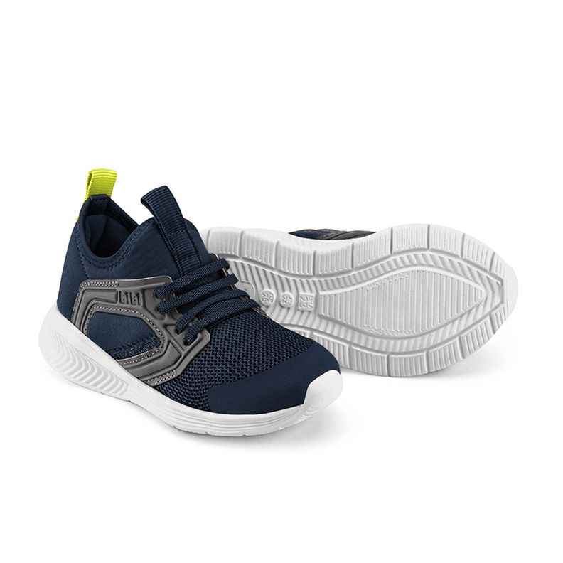 Zapatillas Sport Fly Baby II Azul Marino Niño Bibi-3