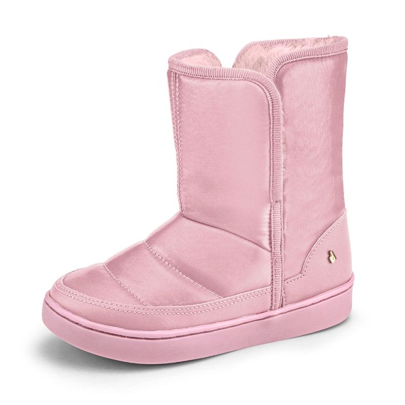 Botas Con Piel De Peluche Urban Boots Rosado Niña Bibi-0
