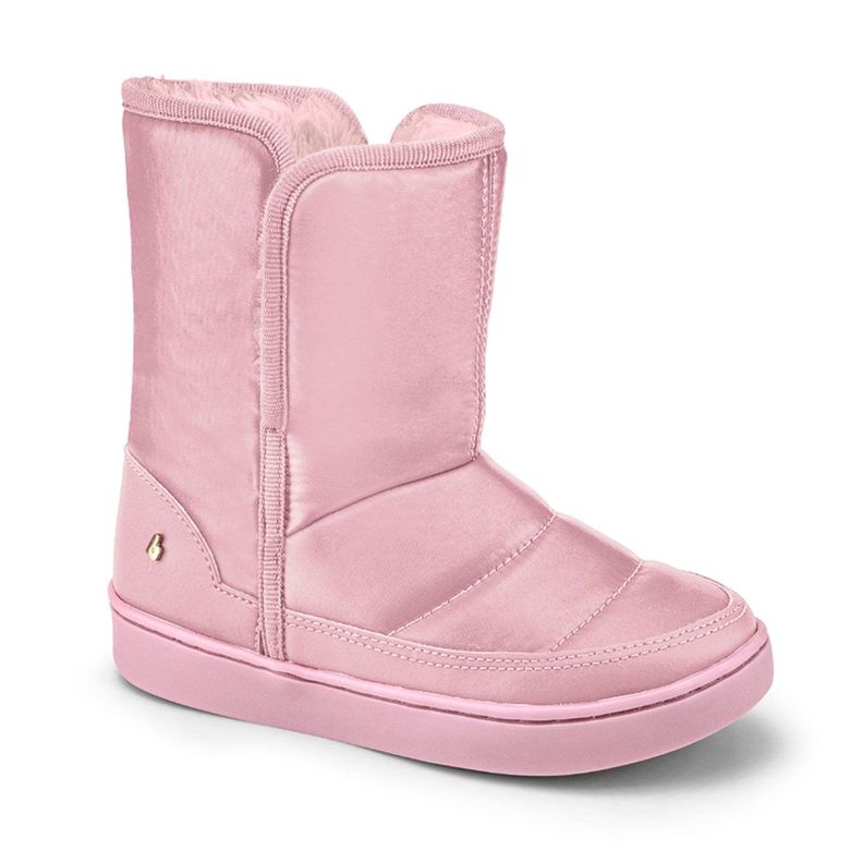Botas Con Piel De Peluche Urban Boots Rosado Niña Bibi-1