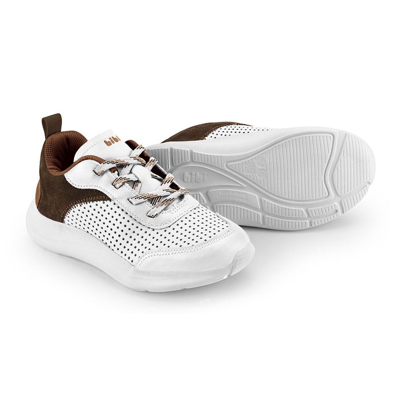 Zapatillas Action Casual Blanco Niño Bibi-3