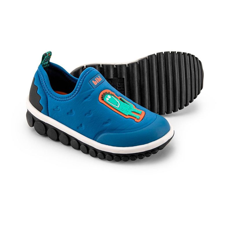 Zapatillas Dino Roller 2.0 Azul Bibi-3