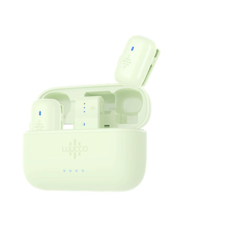 MICROFONO LAVALIER WIRELESS LUUCCO MINIPODS VERDE Verde Claro