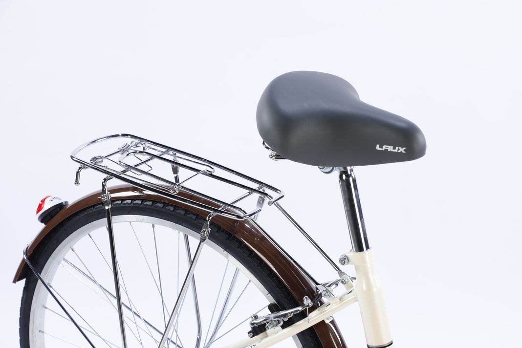 BICICLETA  ARO 26" LADY COLOR WHITE/BROWN-4