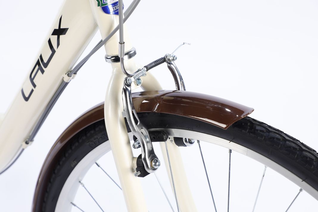 BICICLETA  ARO 26" LADY COLOR WHITE/BROWN-3